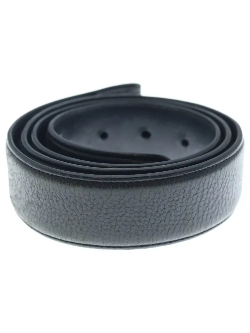 Chrome Hearts 1.5 Strap 1.5 Inch Horseshoe Rivets Leather Belt Black